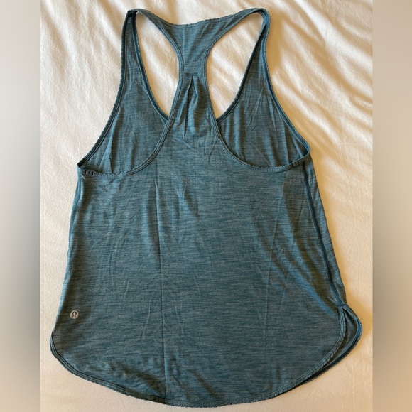 Lululemon blue racer back tank - Picture 2 of 2